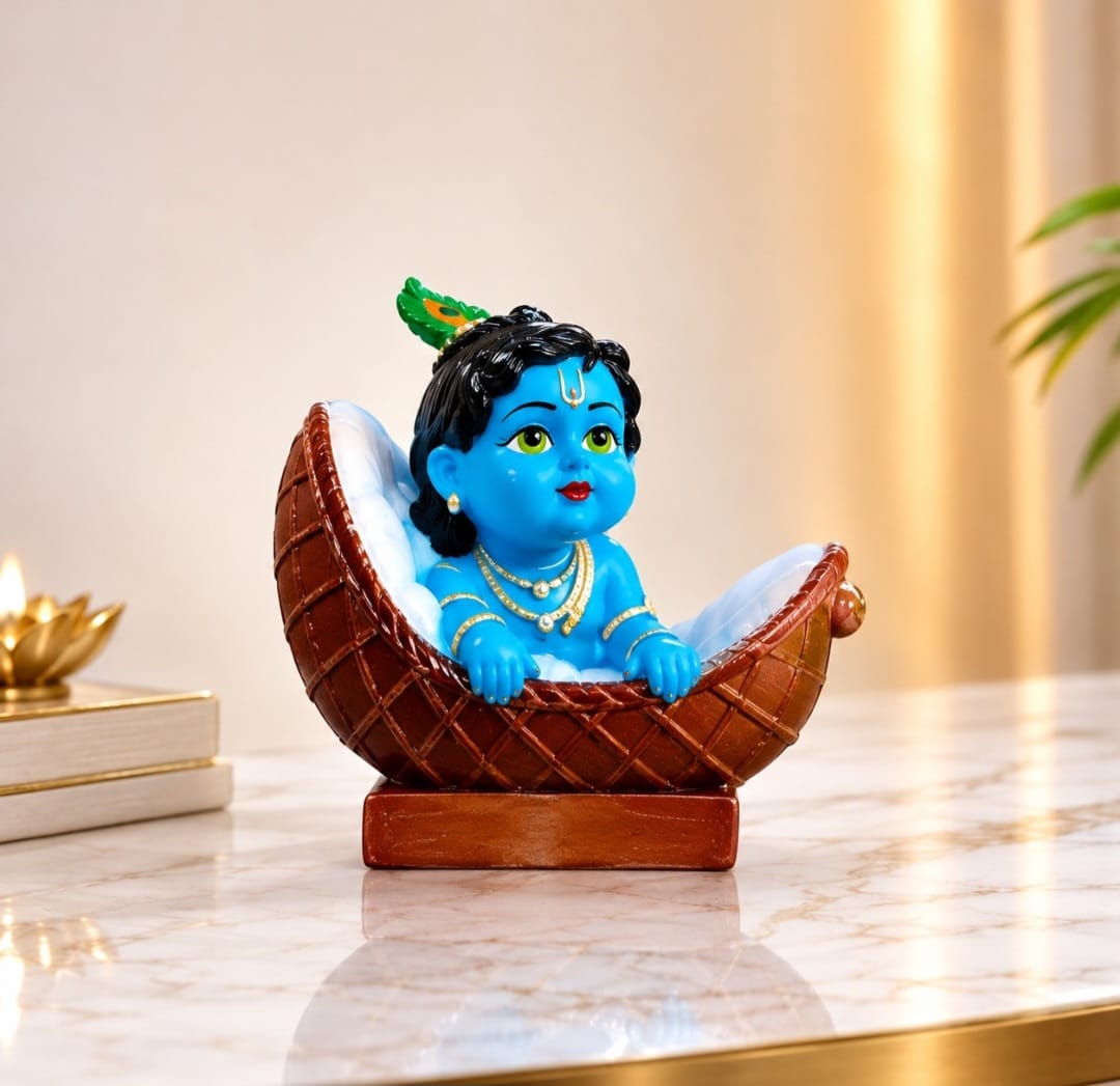 Bal Krishna Murti -Handpainted