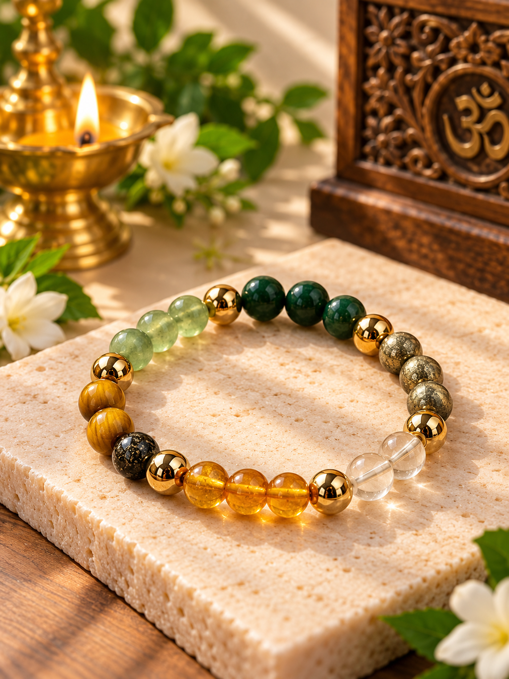 Money Magnet Crystal Bracelet  Wealth & Success Energy Bracelet