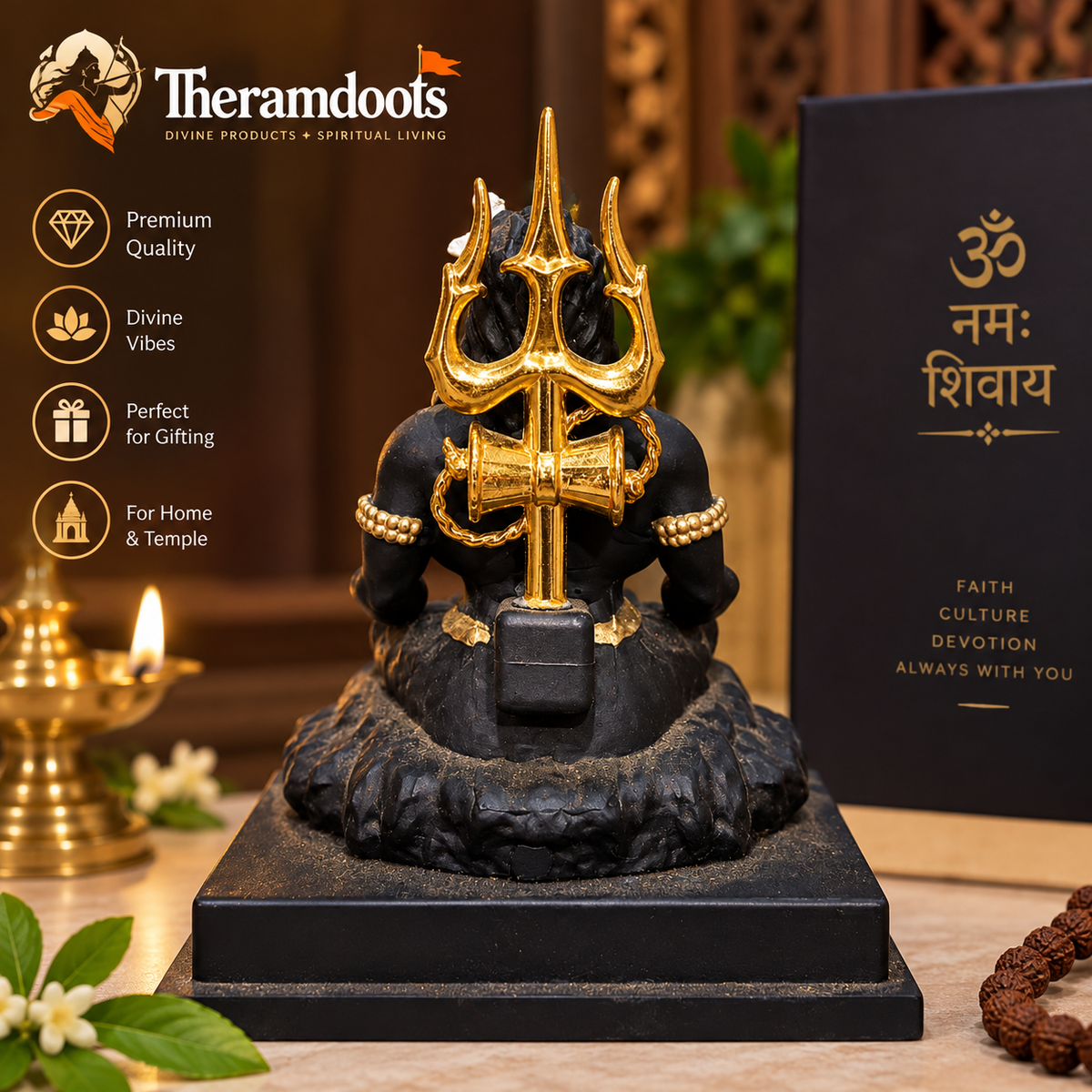 Shiv ji Murti in Meditative posture