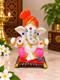 Pavitra Handcrafted Shri Ganesha Murti with Mushak
