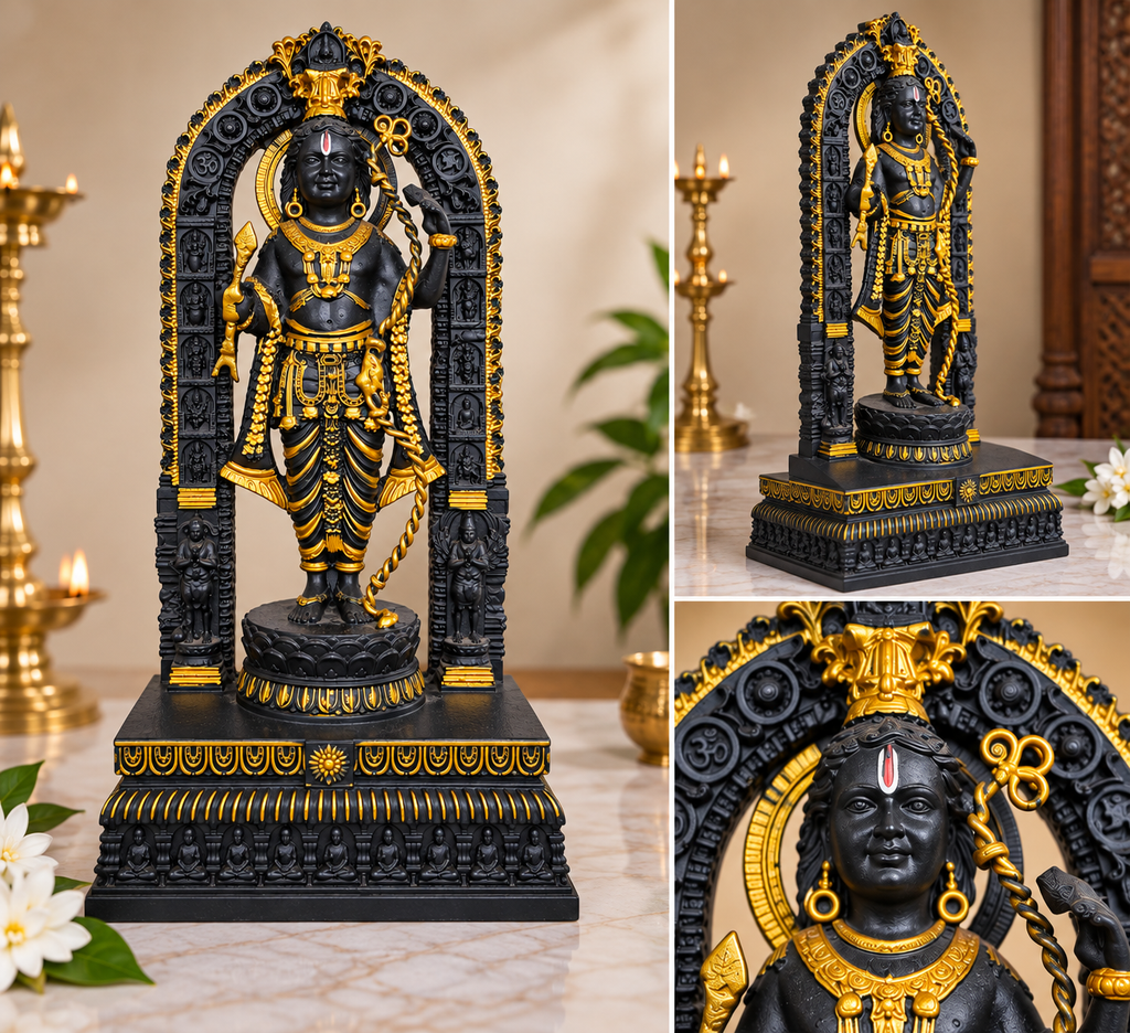 Shri Ram Lala Ayodhya Murti – Sacred Handcrafted Devotional Idol